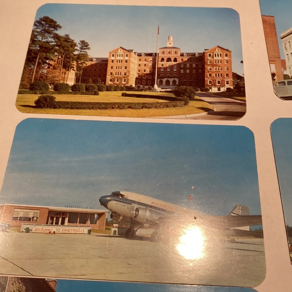 8 vintage postcards from North Carolina unused mint condition